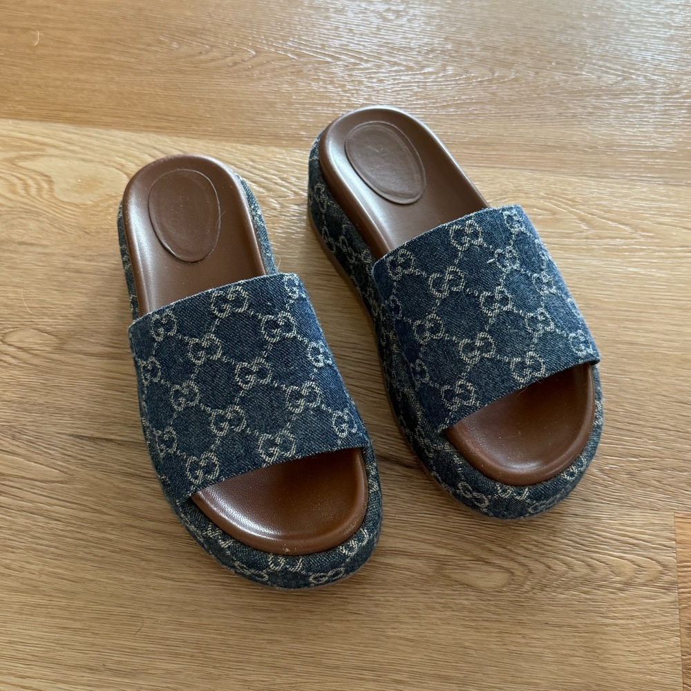 Gucci Angelina Platform Slide Sandal - Picture 4 of 7